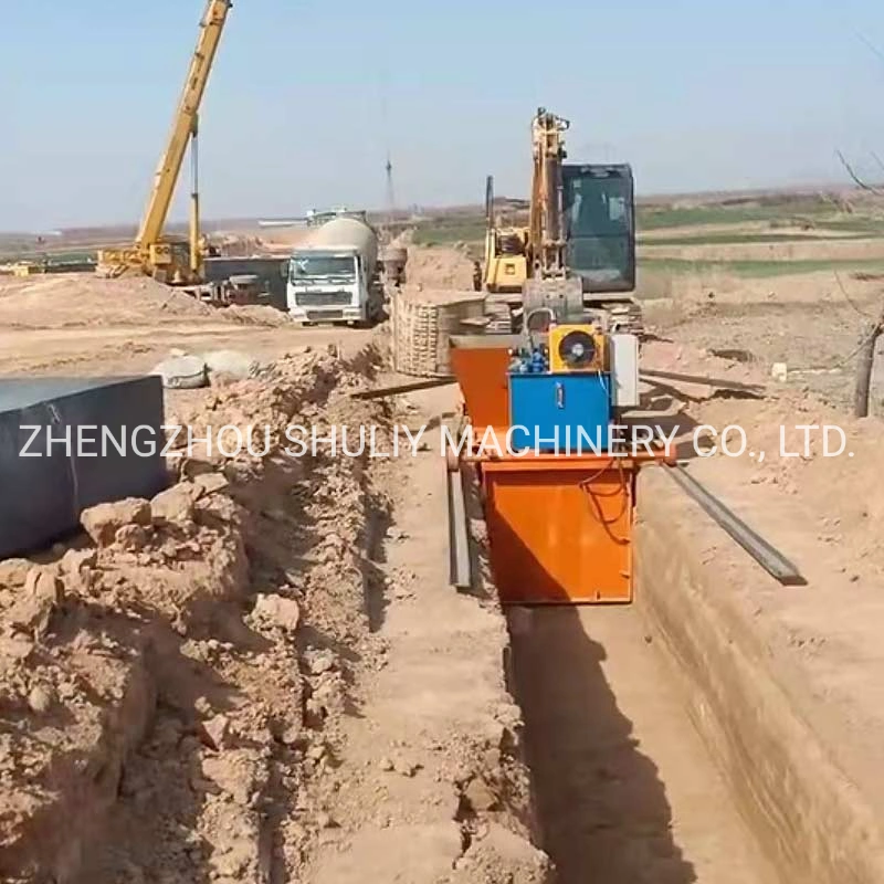 U Shaped Irrigation Water Canal Ditch Lining Machine