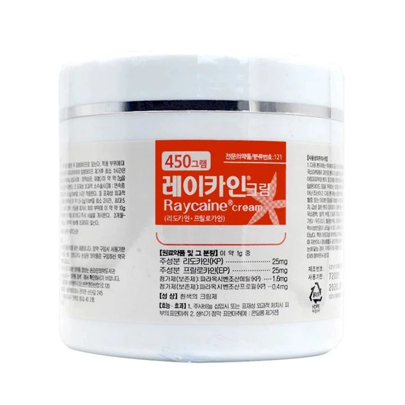 Wholesale/Supplier 450g Korean Raycaine Numb Anesthetic Ointment Cream Tattoo Microblading Korean 25mg Lidocaine Raycaine Numbing Cream