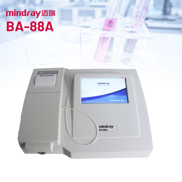 Mindray Ba-88D'UN PORTABLE Semi-Auto Instrument d'analyse clinique de l'analyseur de chimie