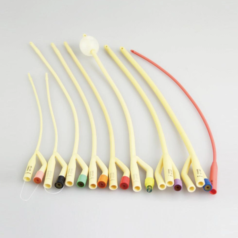 Wholesale/Supplier All Silicone Latex Foley Catheter 2way 3 Way Foley Balloon Catheter