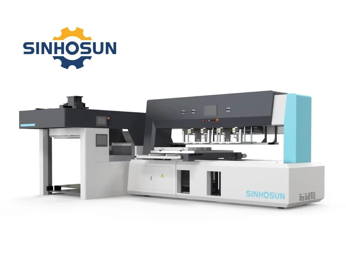 Sinhosun High Speed Automated Blanking Machine with Stacker for Die Cutting Stripping Machine in Packing Printing Industry