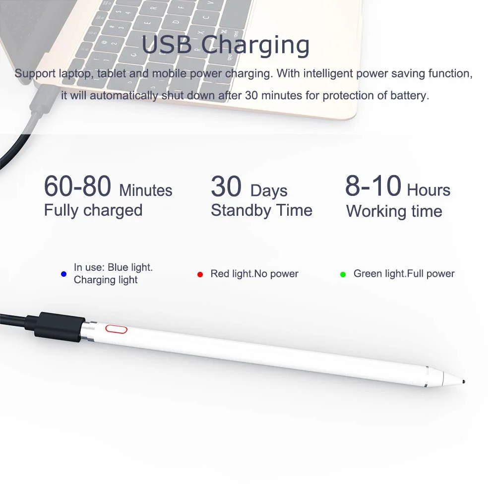 Stylus Pen for iPhone Samsung iPad Smart Tablet Touch Screen Capacitive Universal Pencil