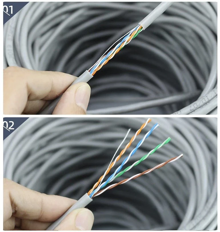 1000FT (305m) CAT6 Shielded (STP) Solid Pure Bare Copper Wire Networking LAN Ethernet Network Cable