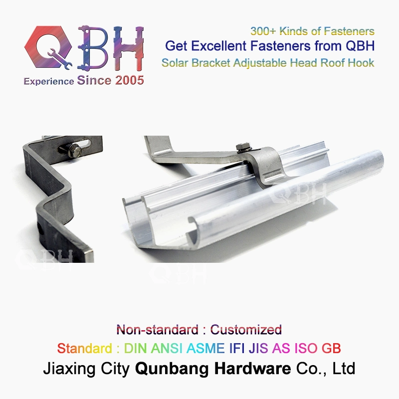 Qbh Customizied Solar Energy PV Power Panel Bracket Rack Mounting Stand Electric Power Sources Hardware