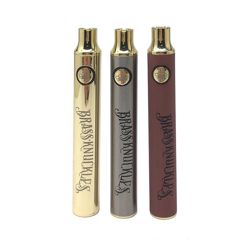 E cigarrillo 900mAh batería ajustable VV precalentar Bk Vape Pen para cartuchos de aceite espeso