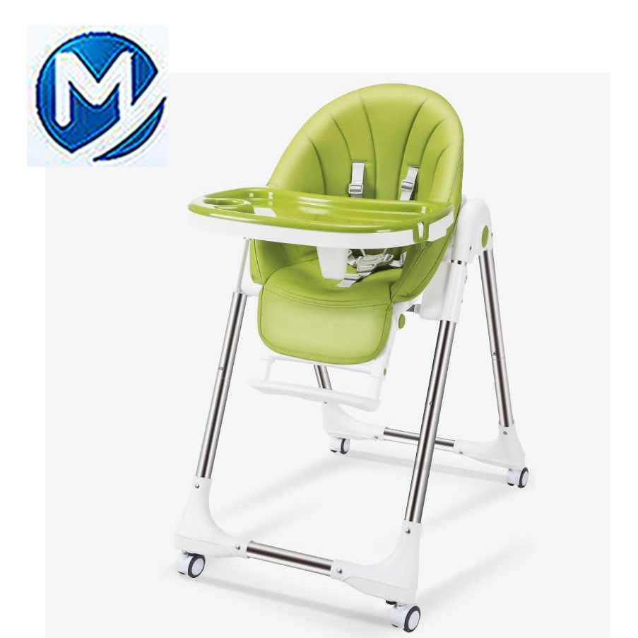 Portable Easy Moving Foldable Plastic Infant Dining Feeding Baby Chair by Bowing Mould