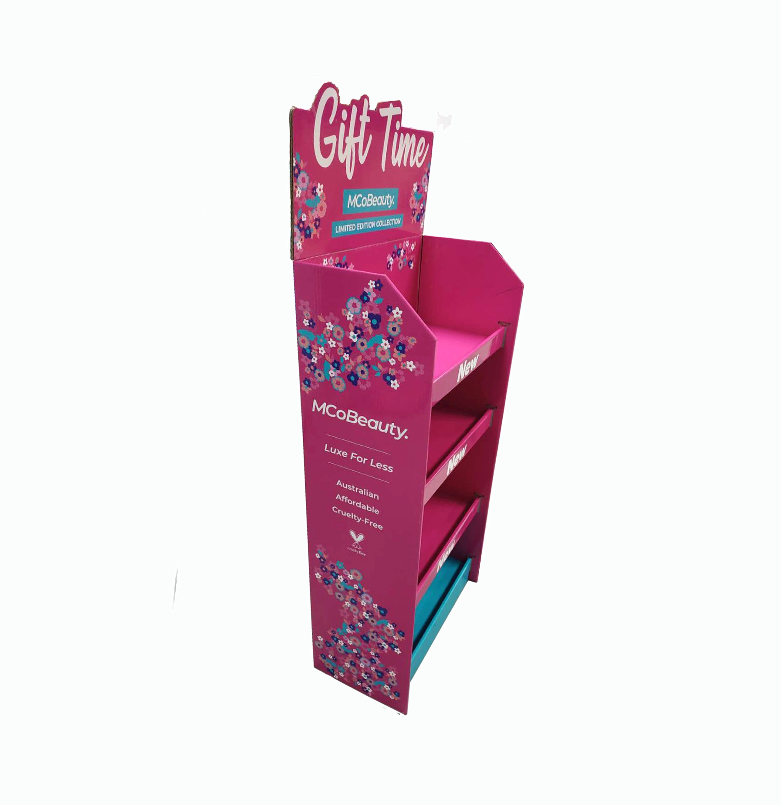 350g Ccnb Rose personnalisés Cadeaux-de-chaussée Comic Book Support d'affichage du matériel en carton