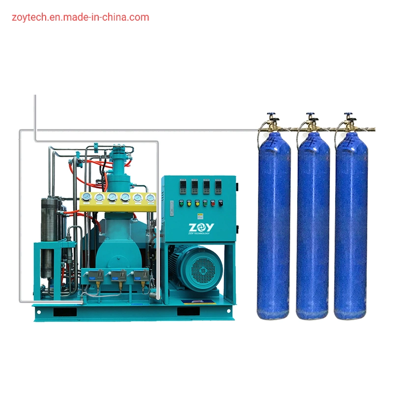 High Pressure Oxygen Booster Compressor Oil Free Oxygen Gas Compressor for Filling Cylinders