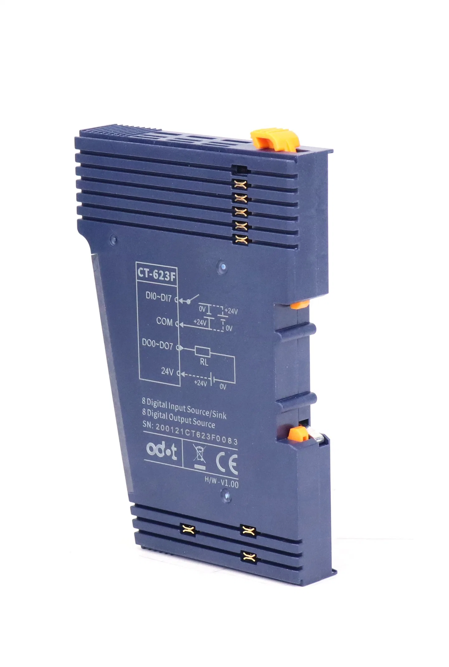 Voltage Output Io Module 8 CH, 0~5VDC, -5~5VDC, 0~10VDC, -10~10VDC, 16 Bits, Single-End