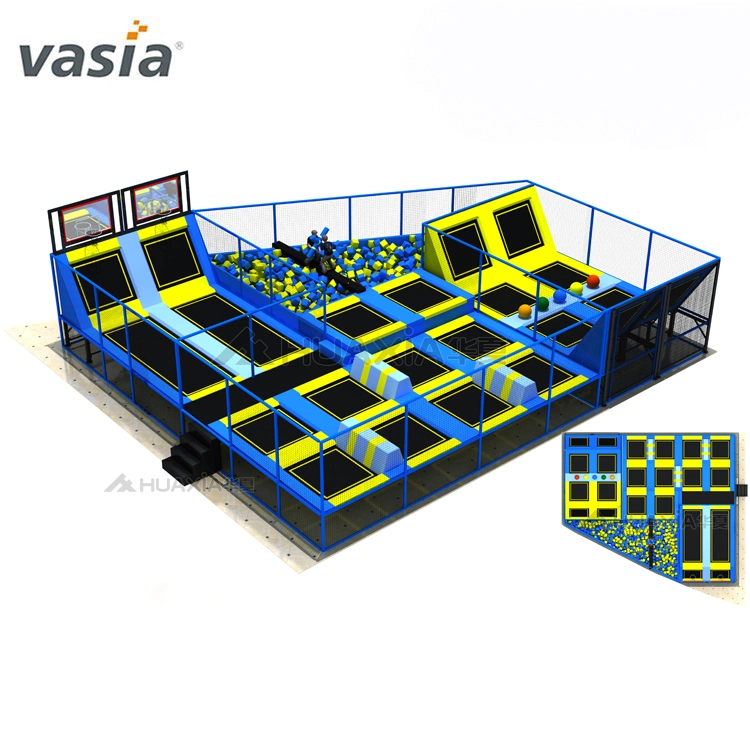 Indoor Kids Adult Amusement Facilities Basketball Rebounder Free Kindergarten Trampoline