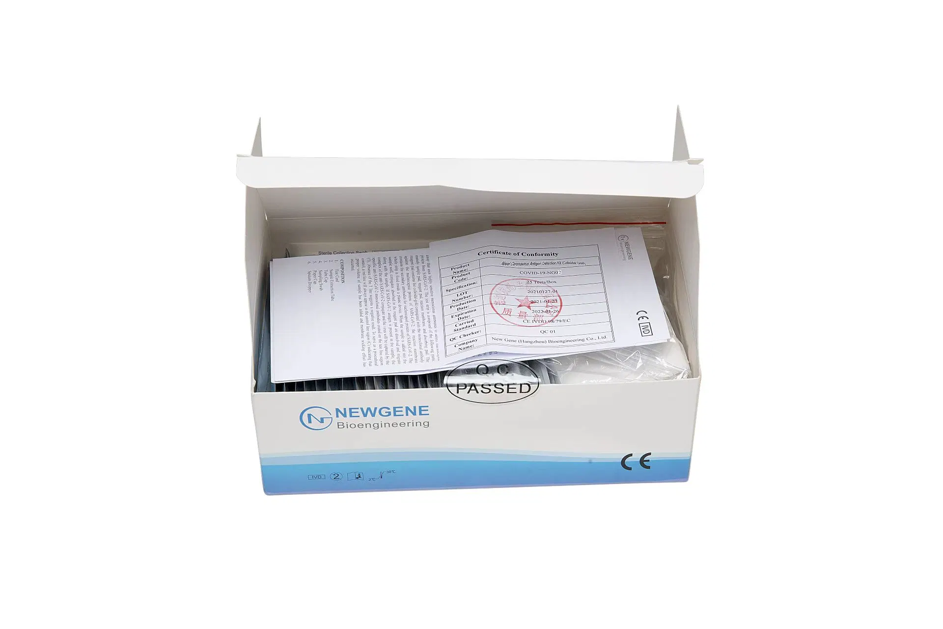 High Accuracy Antigen Test Kit Ivd Rapid Test Kit Newgene Rapid Test with CE Certificate