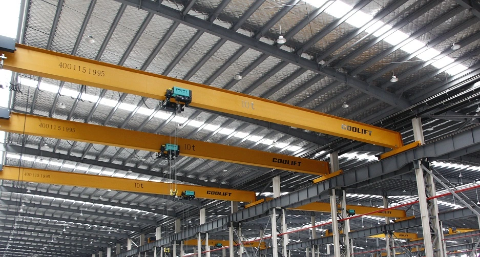 European Style Single Girder Wire Rope Electric Hoist Traveling Overhead Crane