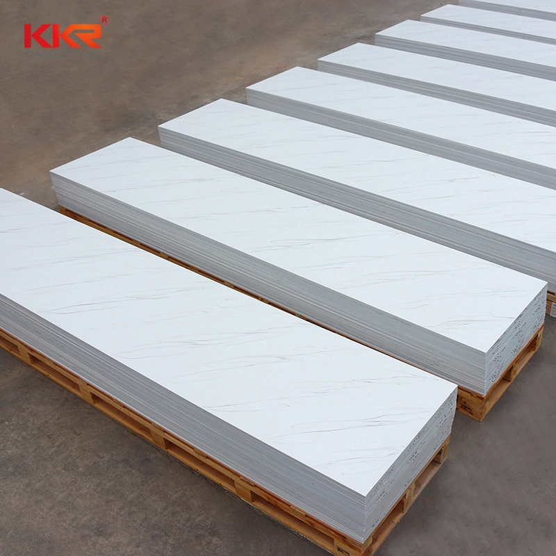 Factory Price White Solid Surface Korean Marble Slabs for Countertop