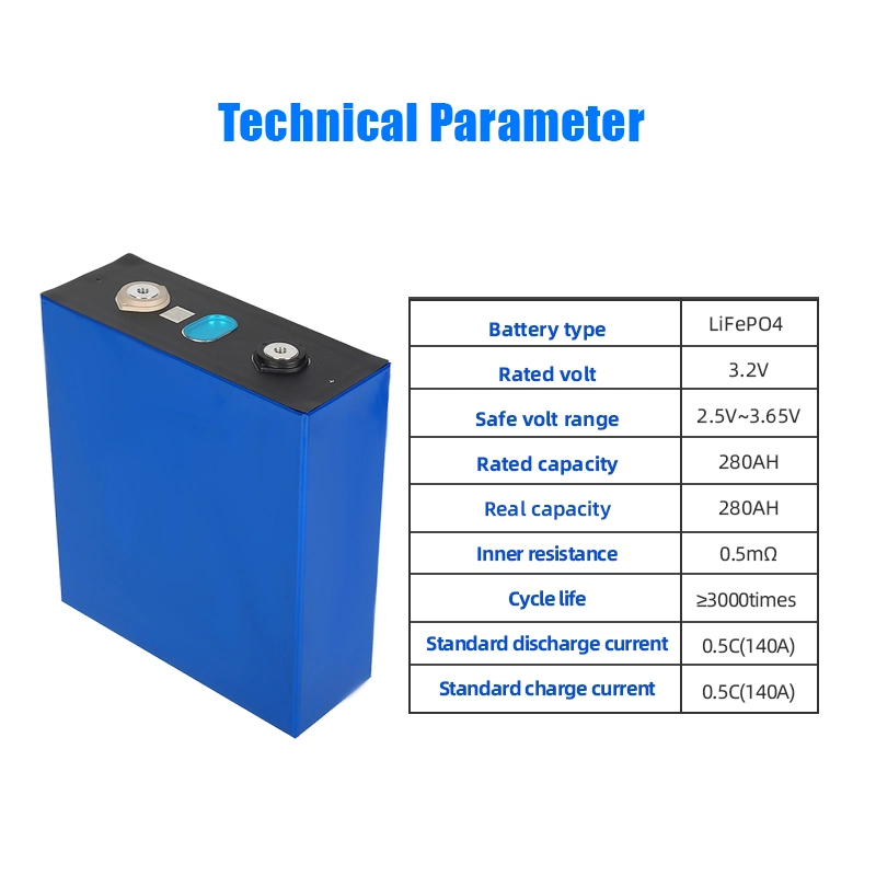 Deligreen Competitive Price with Stock Rept 280ah Lf280 LiFePO4 Grade a+ Motor Ebike Batteries for Solar and EV