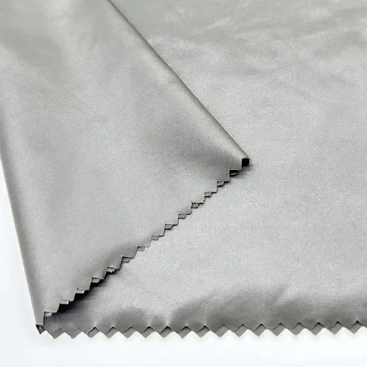 High quality/High cost performance  Soft Touch Outdoor Down Proof Coating 100% Nylon Satin Fabric for Down Jacket Padded Puffer Fabric