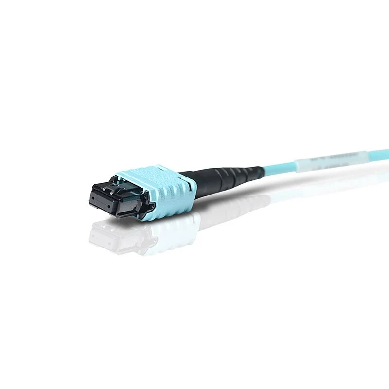 12 de multifibras de desprendimiento de fibra 40g Om3 MTP PRO Conectores LC Ventilador Cable MPO