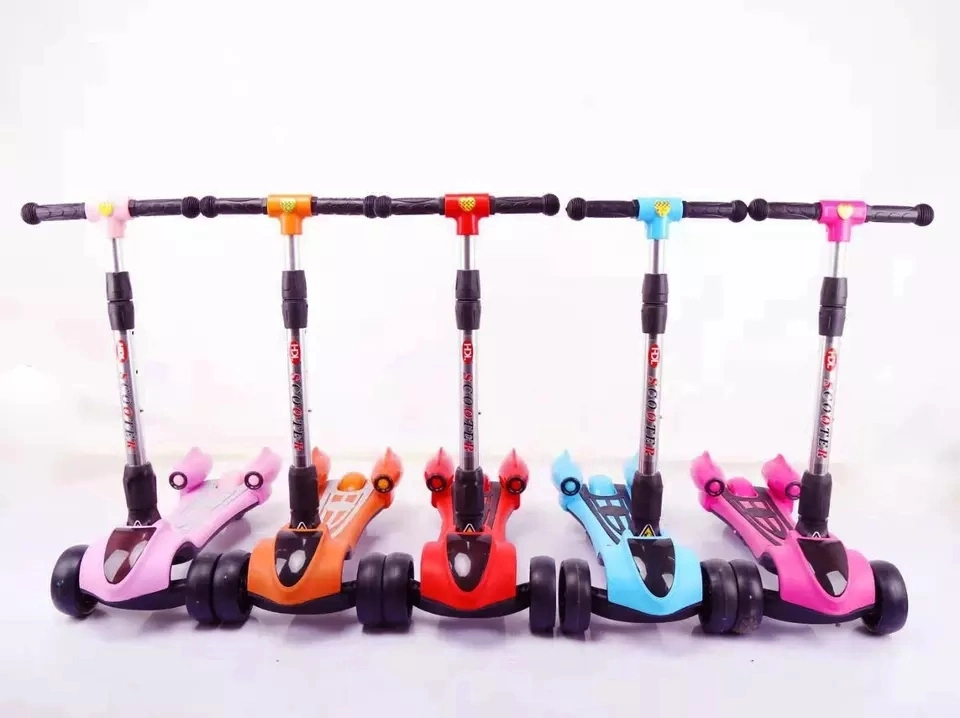 Kid Scooter de estilo de moda de juguetes para niños de 3 ruedas regulables en altura barato Scooters Kick Scooterspray niños Fumar Fumar