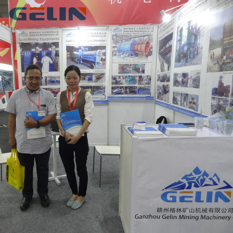 Gelin Ganzhou máquinas de Mineração Empresa participar da exposição na Indonésia