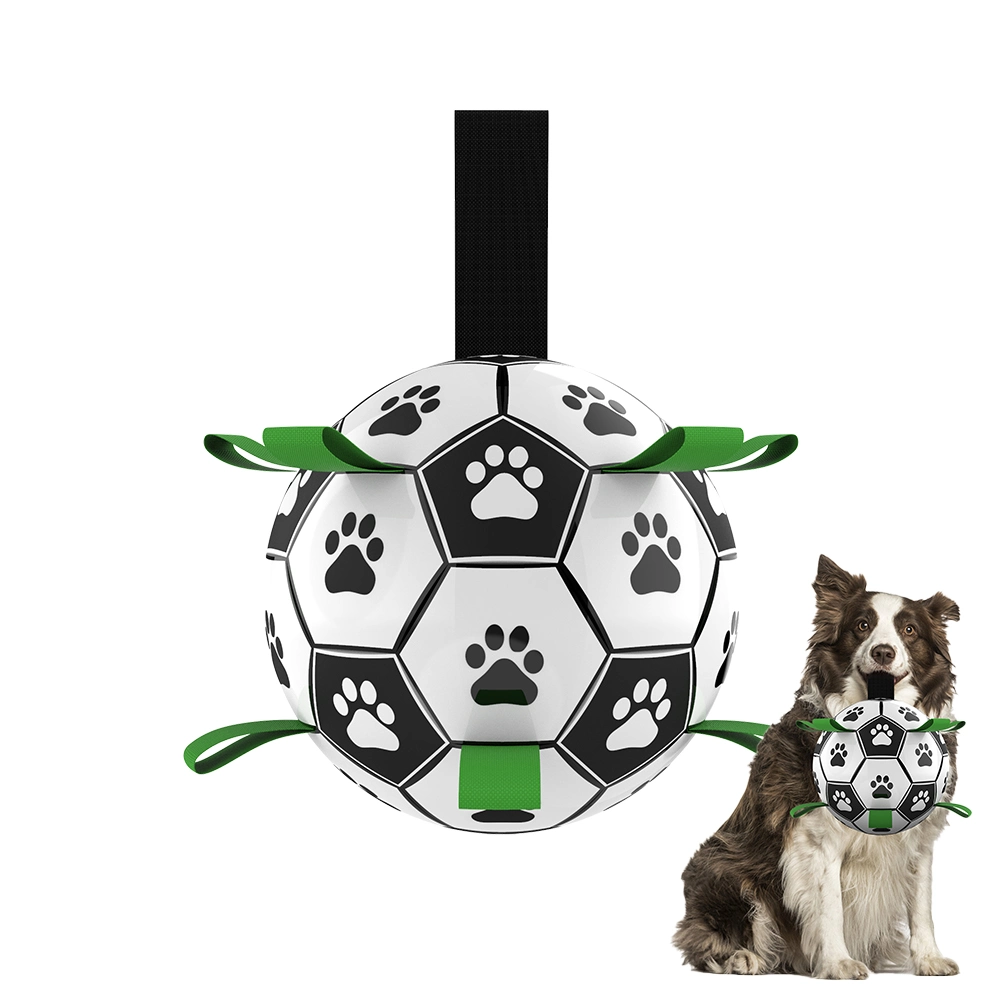 Diseño original Outdoor Interactive agua única Floating Dog Toys Pet Agarrar Tabs Toy Dog Balón de fútbol/Pet Toy