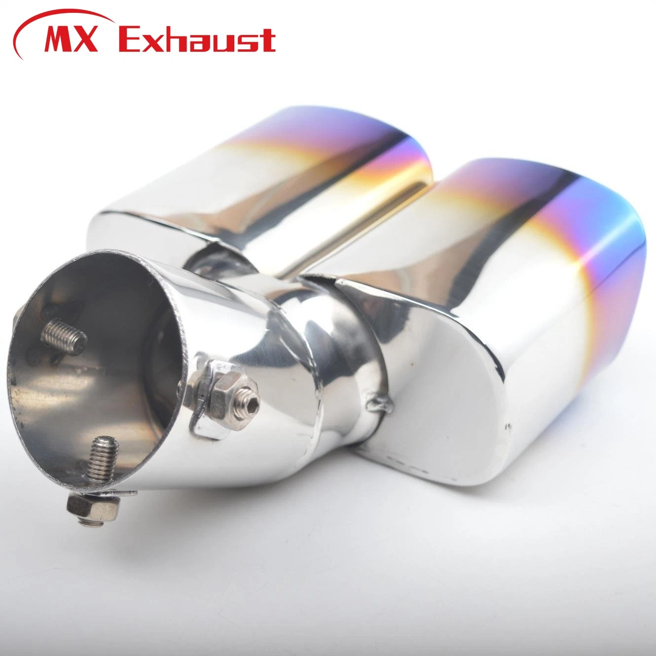 High Temperature Resistant Painted Exhaust Tips Titanium Customize Car Muffler Exhaust Tips Pipes