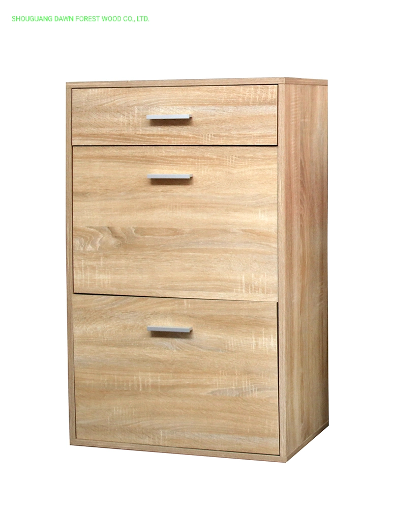 Wood Panel MDF/Particle Board Shoe Cabinet