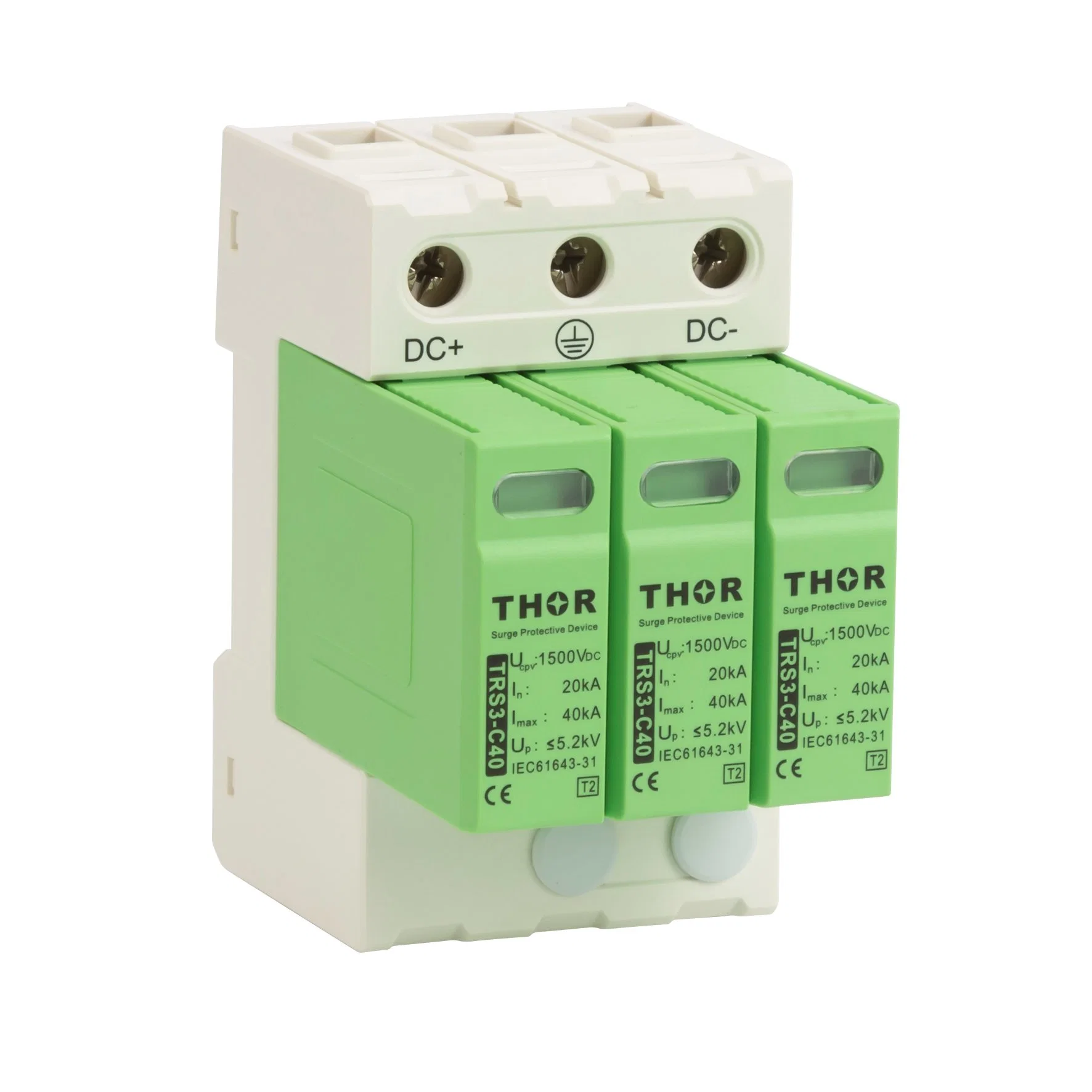 T1+T2 7ka 1000V DC Surge Surge Protection