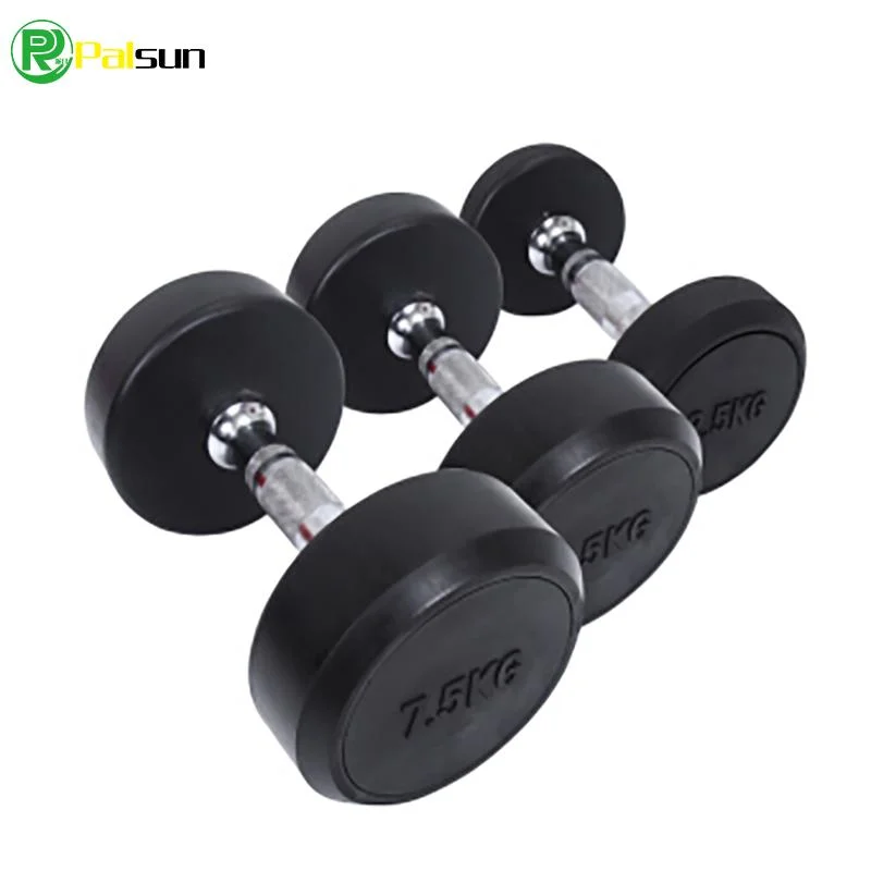 Commercial High quality/High cost performance  PU Dumbbell Urethane Round Head Free Weights Wholesale/Supplier