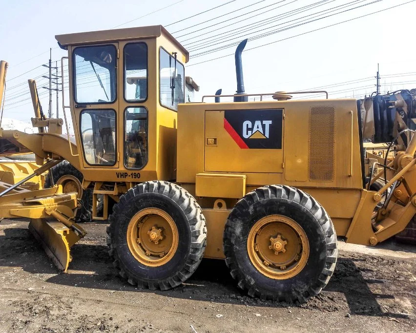 Used 120h Grader Original Cat Japan Made in Good Condition