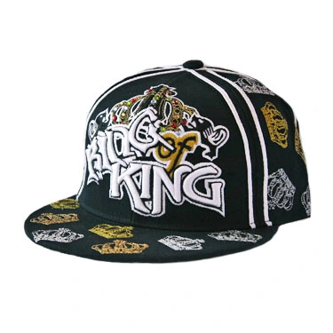 Personalizado de la moda sombrero de ala plana Snapback Gorra de béisbol (JRN017)