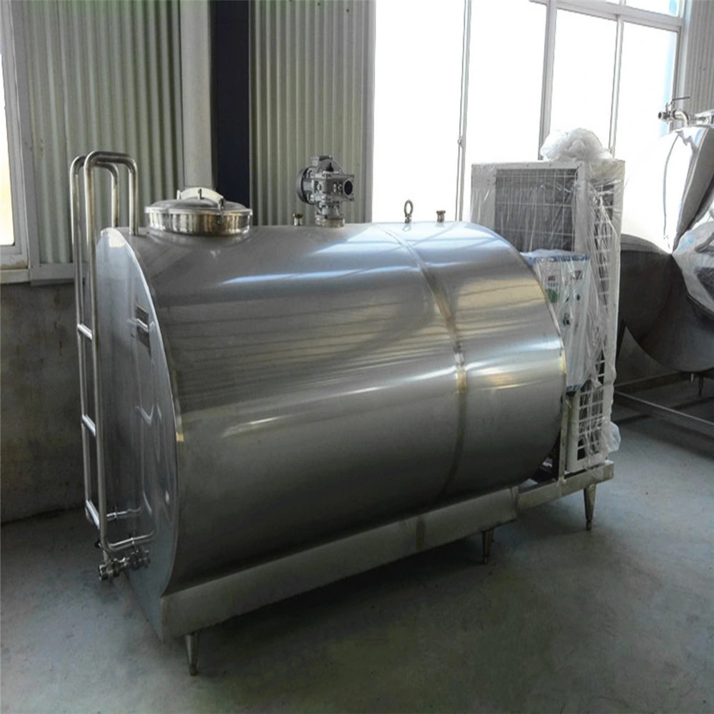 Stainless Steel Milk Storage Chilling Cooling Tank with Refrigerator