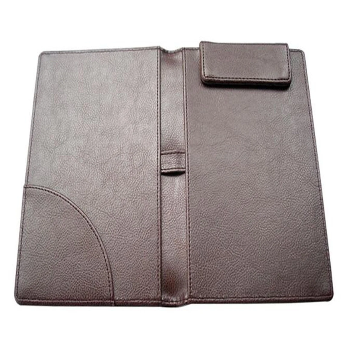 PU Leather Restaurant Magnet Bill Folder with Pen Holder