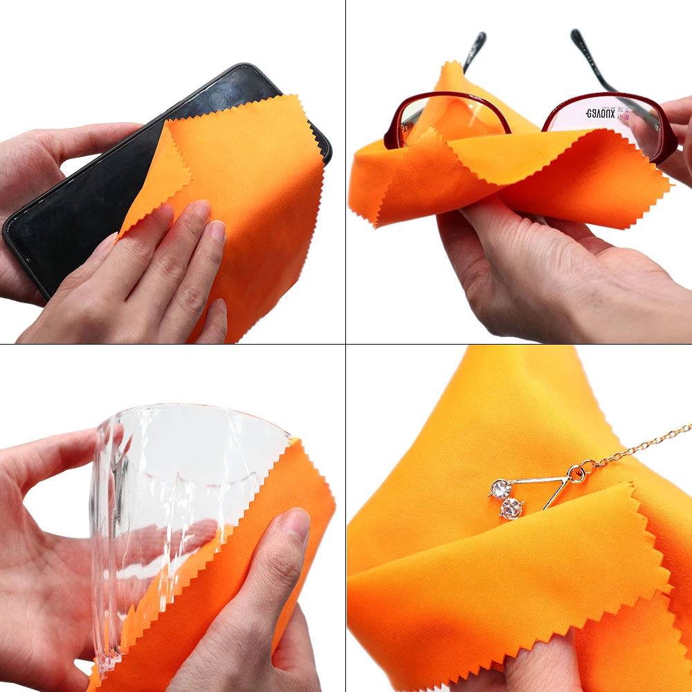 Accessories Sunglasses Screen Lens Microfiber Cleaner Cloth Eyeglasses Glasses Cleaning Cloth