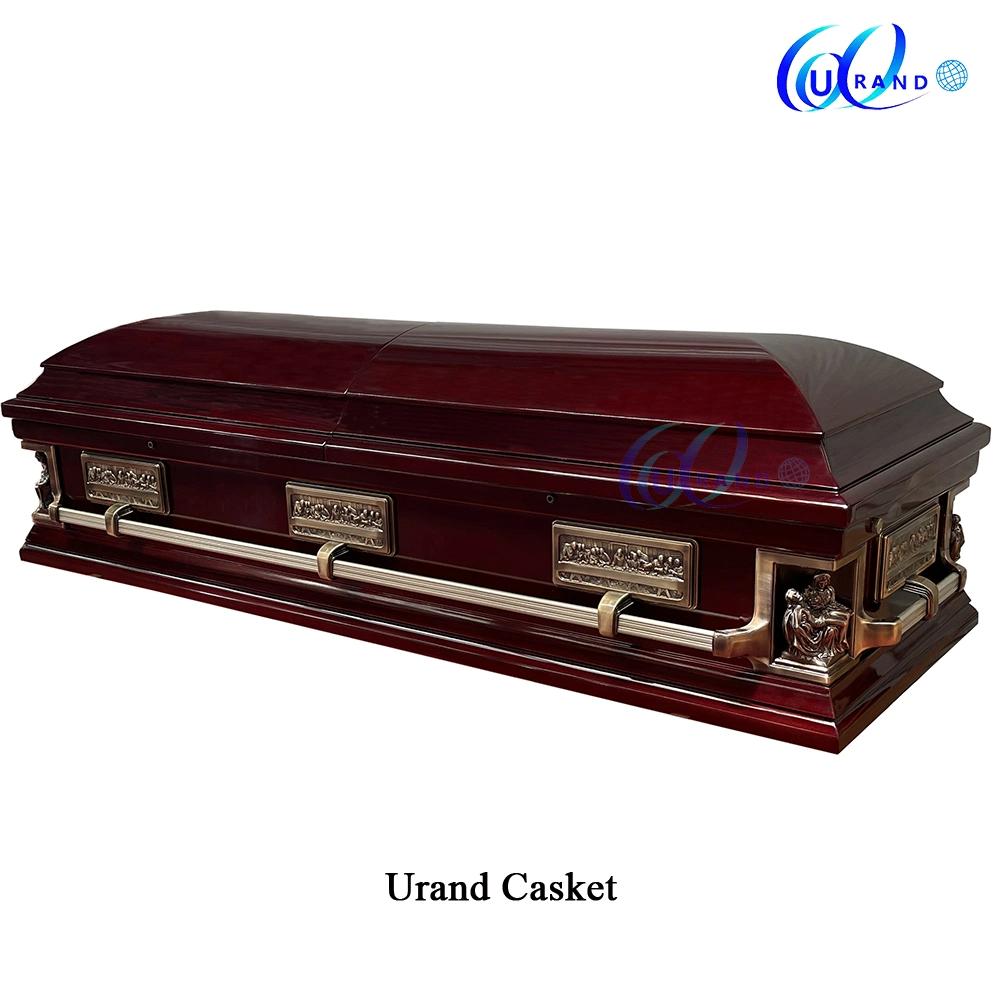 High quality/High cost performance  American Casket with Funeral Supplies Wholesale/Supplier Cheap Wooden Burial Caskets Coffins