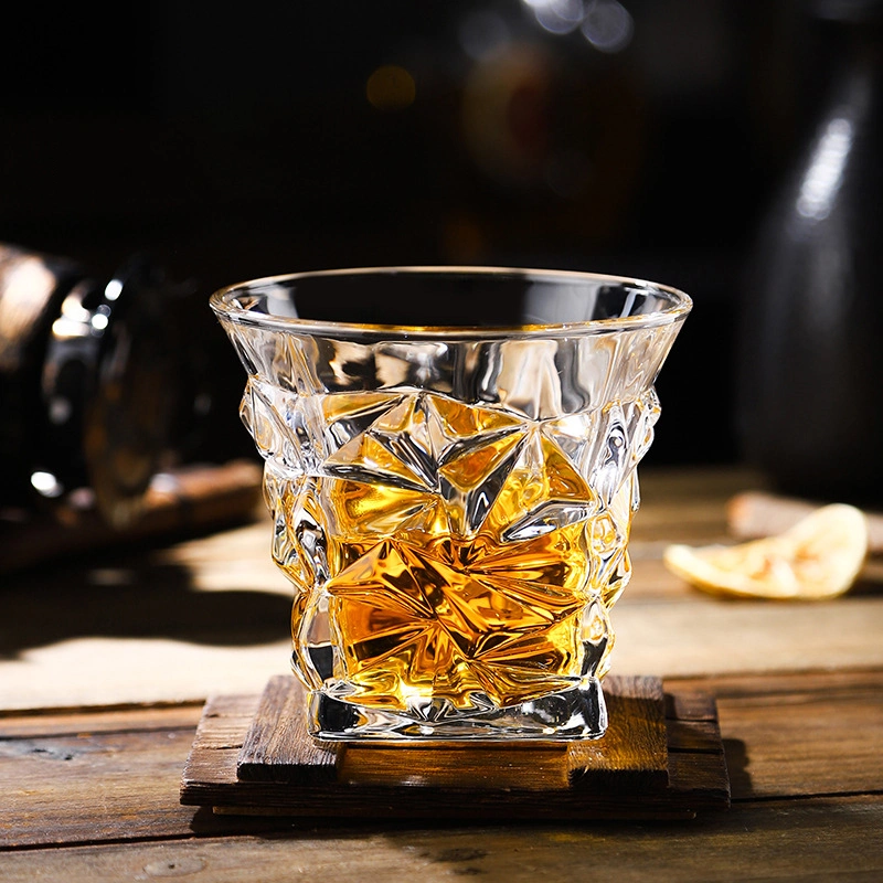 Round Bottom Stemless Cigar Whisky Drinking Crystal Wine Beer Glasses Cup Circle Top Glassware