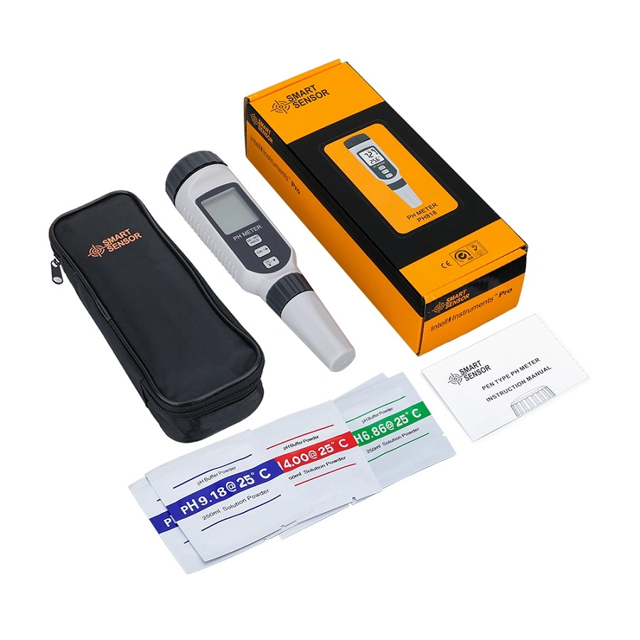 High Accuracy 0.01 Pocket Water Quality pH Tester with 0-14 pH Measurement Range for Household Drinking, Pool and Aquarium Hydroponics