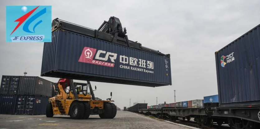 Porta a porta DPD China Railway Express / Rail preço / Rail Shipping Rail Frete da China para a Europa cerca de 40 dias