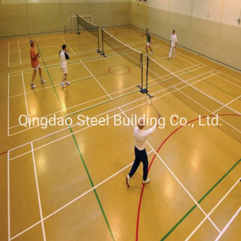 Low Cost Steel Truss Prefabricated Steel Structure Building for Indoor Sports Hall, Football Stadium, Badminton Tennis Court Basketball Gym