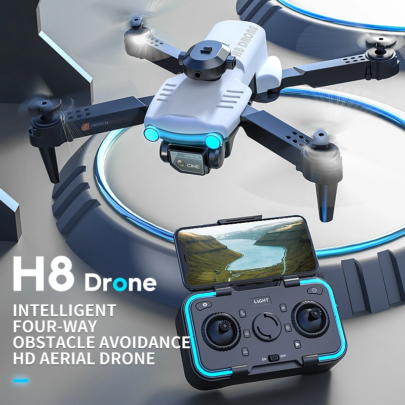 H8 RC Drone 4K Dual Camera HD Luftaufnahmen Optische Flow Obstacle Avoidance UAV wie Avat