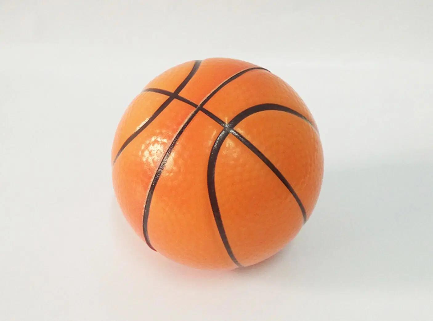 6.3cm Basketball Style Anti Stress PU Ball
