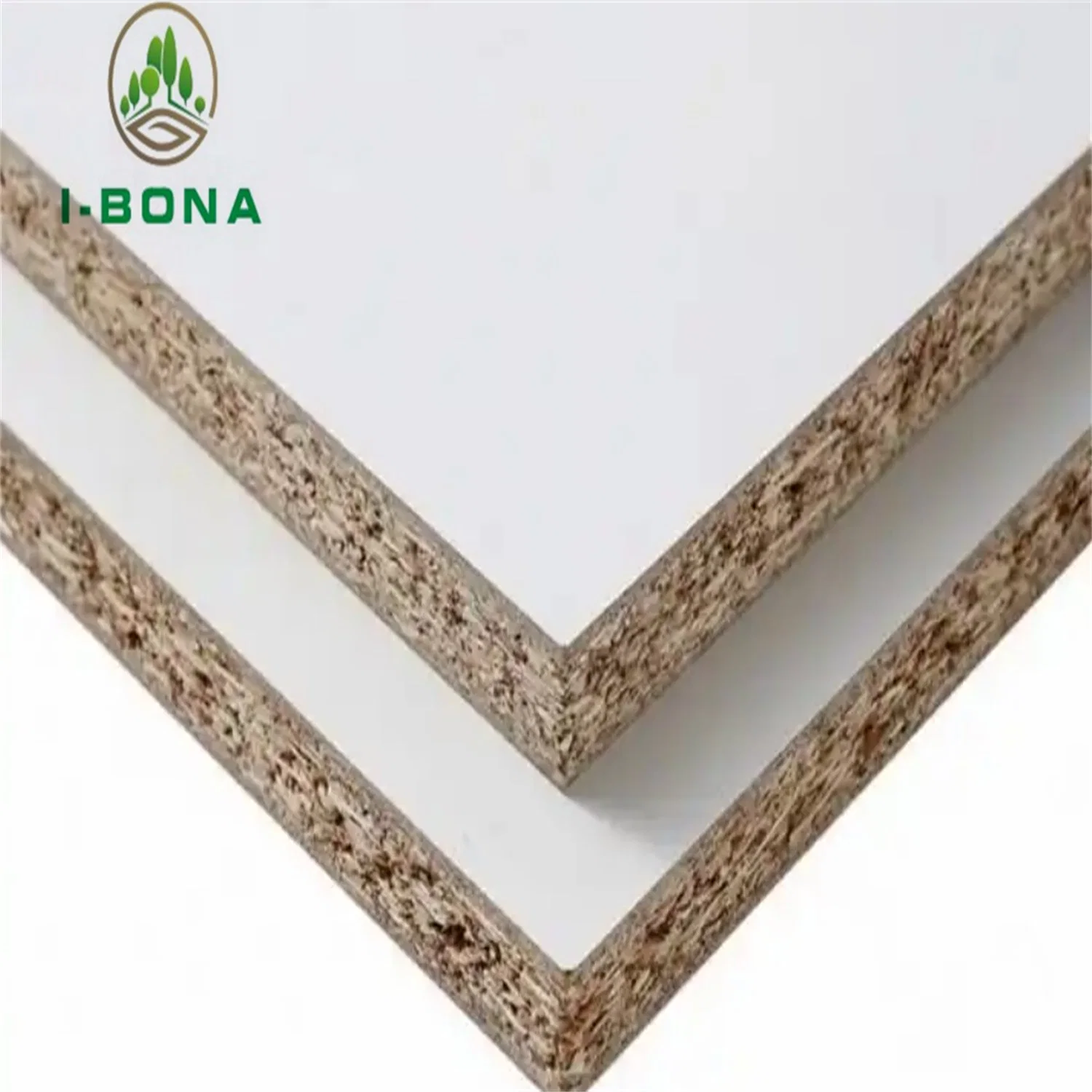 18mm Green Pigmented Moisture Registance Raw Chipboard Melamine Mr Particle Board