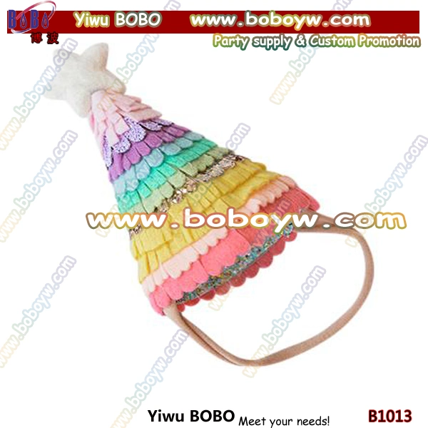 Sombrero de Promoción de alimentación de la fiesta de cumpleaños Cumpleaños Crown Kid Party Hat Novedad parte oferta Artículos promocionales (B1013)