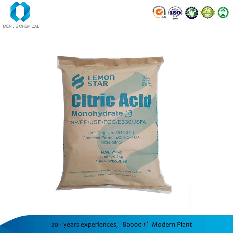 Factory Price Citric Acid Monohydrate Citric Acid Anhydrous for Snack, Biscuits Making