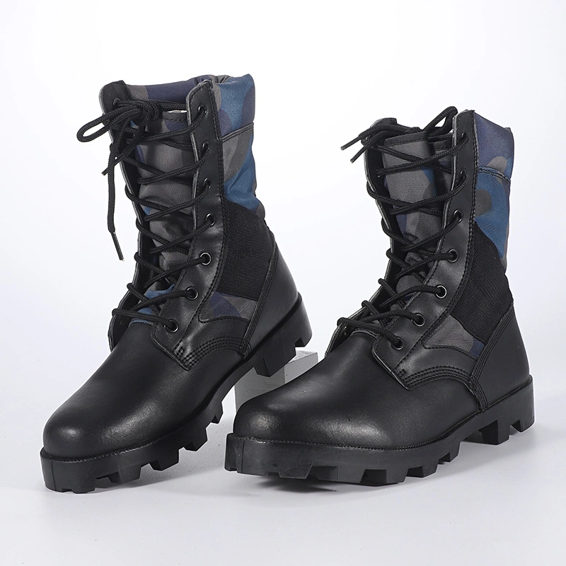 Factory Supplier Contrast Color Tactical Boots Outdoor Daily Shoes on Sale