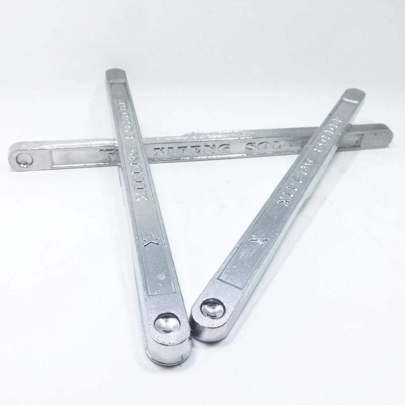 Sn45 / Pb55 Solder Bar Flux Colophony Oxidation Nickel Germanium for Security Devices