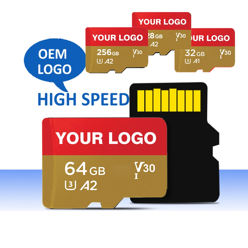 Precio de fábrica al por mayor Tarjeta de memoria SD de alta velocidad de 4GB 8GB 16GB TF Card 2GB 32GB 64GB 128GB 256GB