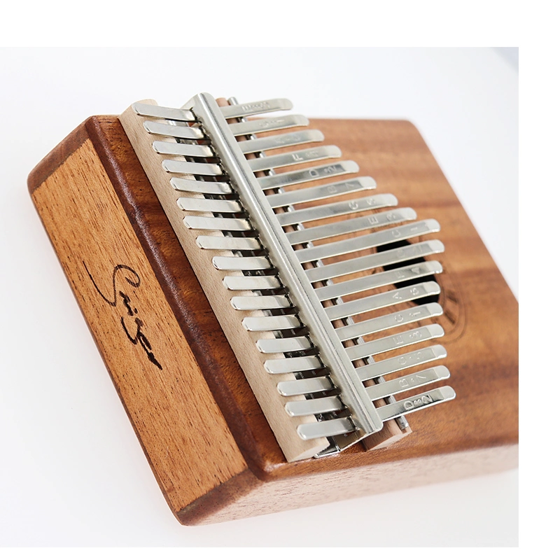 17 llaves Koa Madera Kalimba Thumb Piano