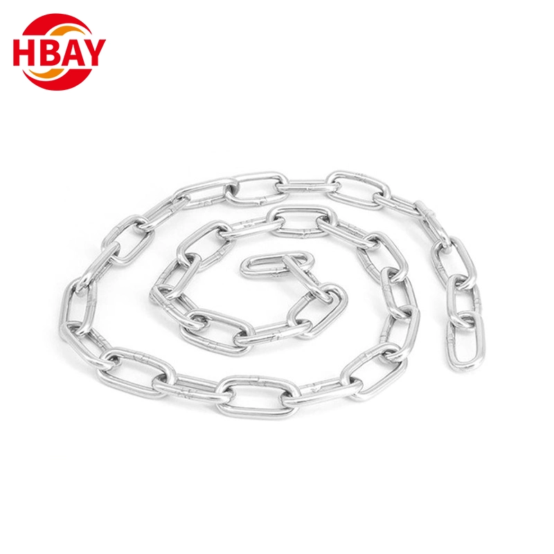 Hot-DIP Galvanized Germany Standard DIN766 Commercial Hanging Link Chain