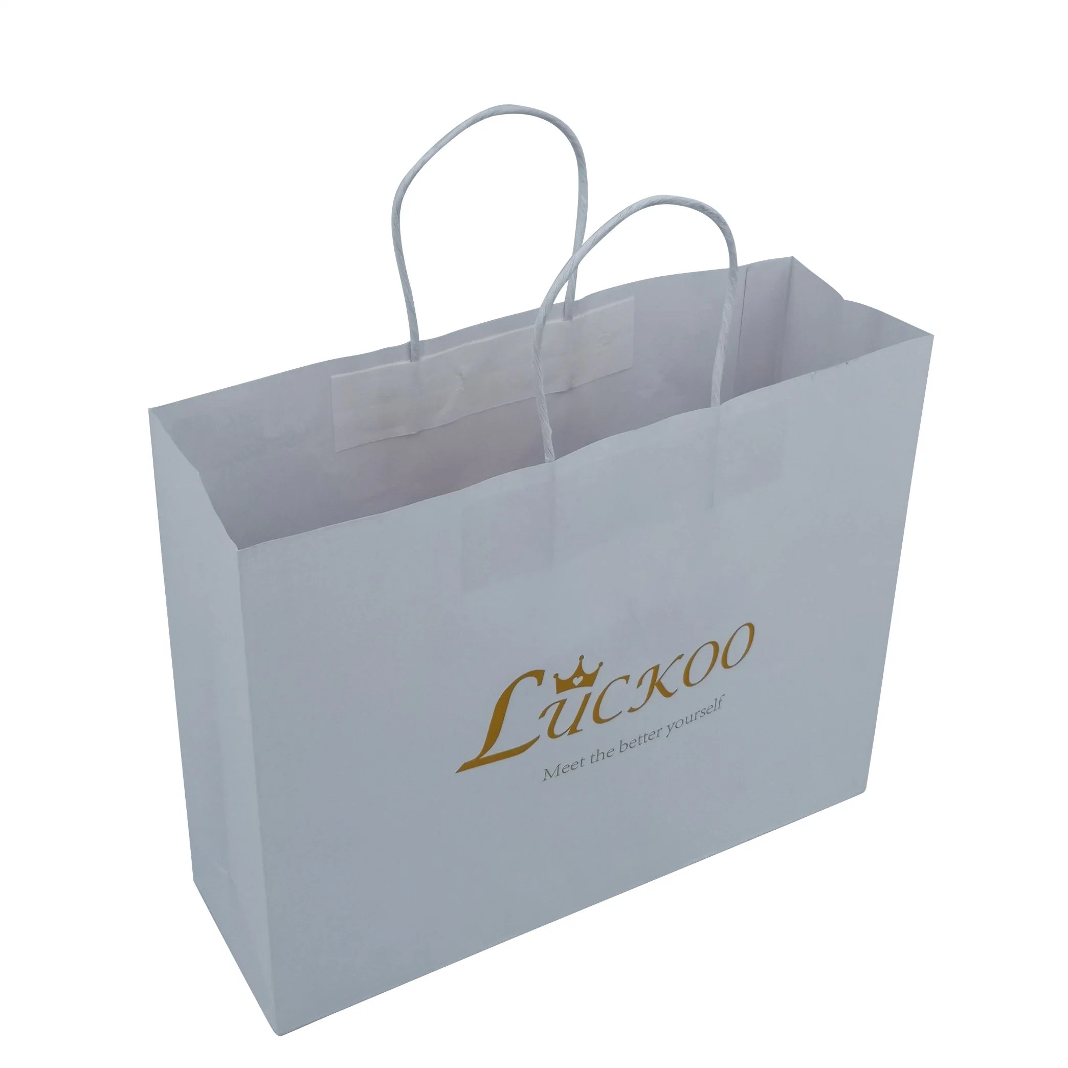 Short Handle Personalized Promotion Advertising Paper Bag with Logo