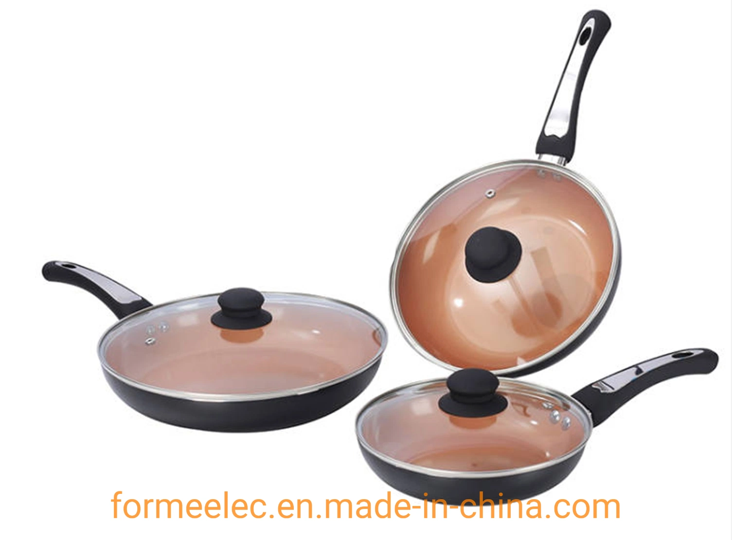 20cm 24cm 28cm Fry Pan 6 Pieces Set Frypan 6PCS Cookware Set