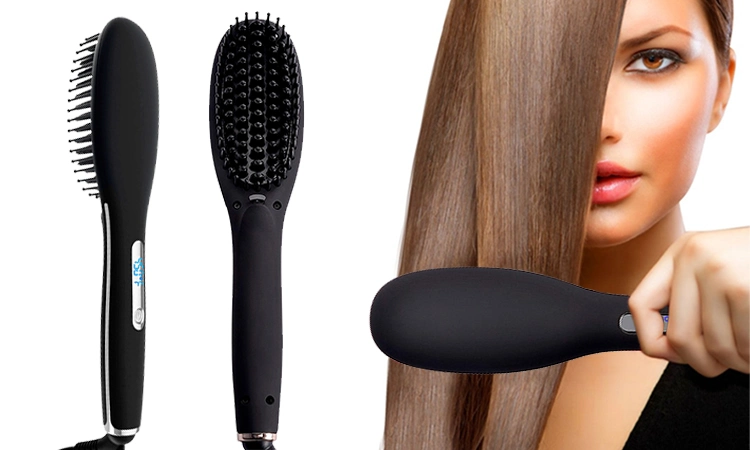 Salon Hot Tools Curling Iron Brush Mini Hair Curler And Straightener